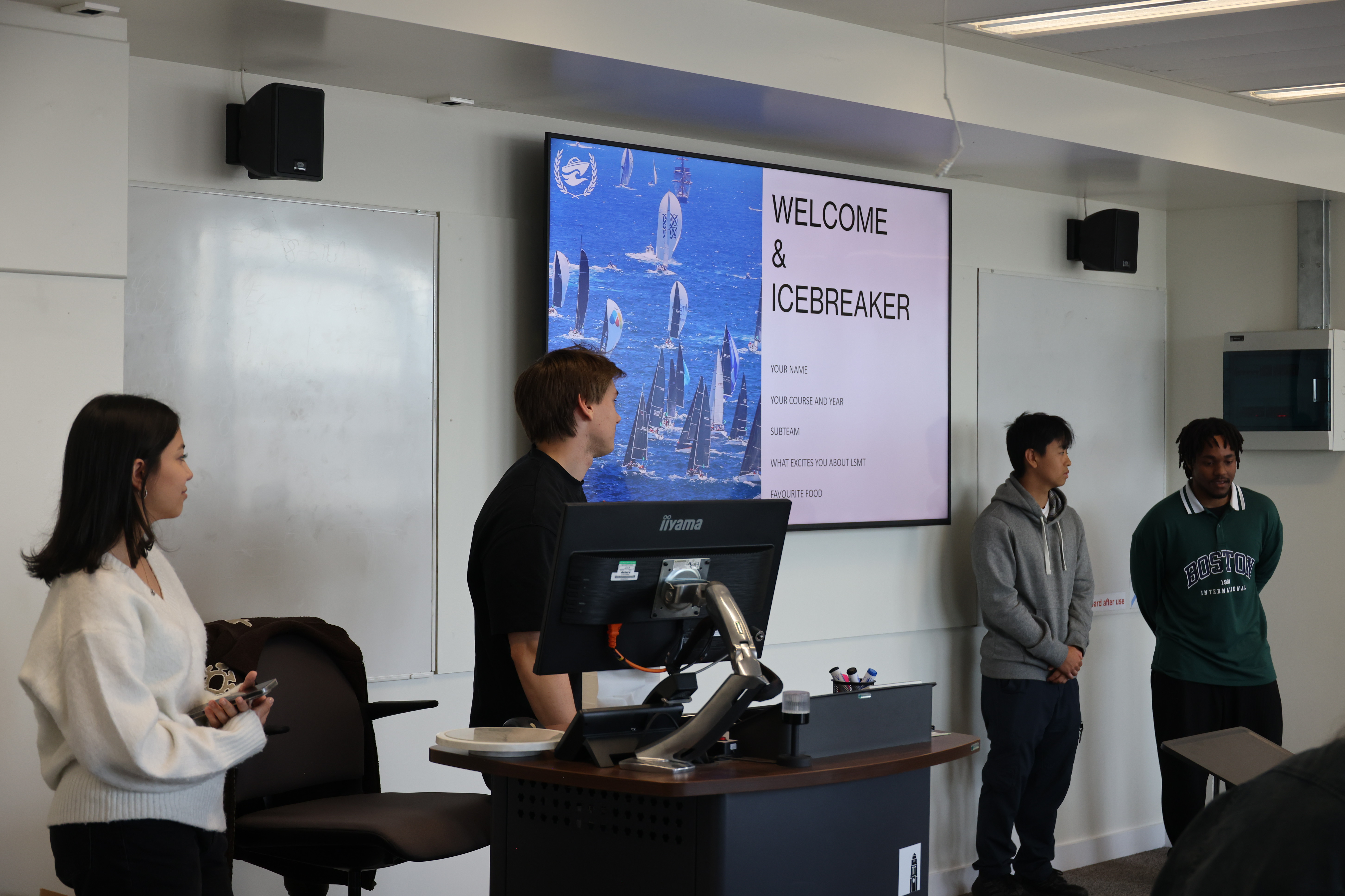Leeds Sustainable Marine Team at their first meeting of the year